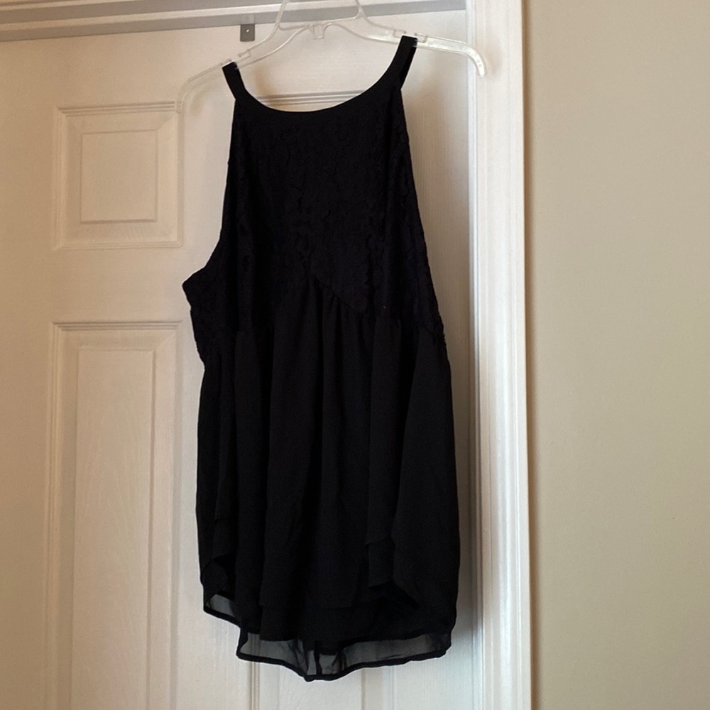 NWT torrid black lace camisole
